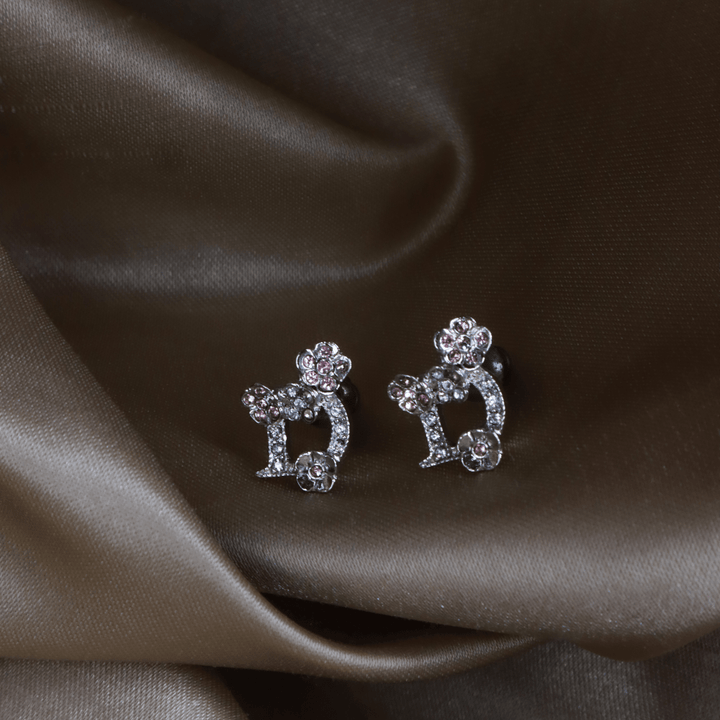 CHRISTIAN DIOR 粉紅閃石吊墜項鏈連耳環 |未使用品附原盒 - Vintasy項鏈