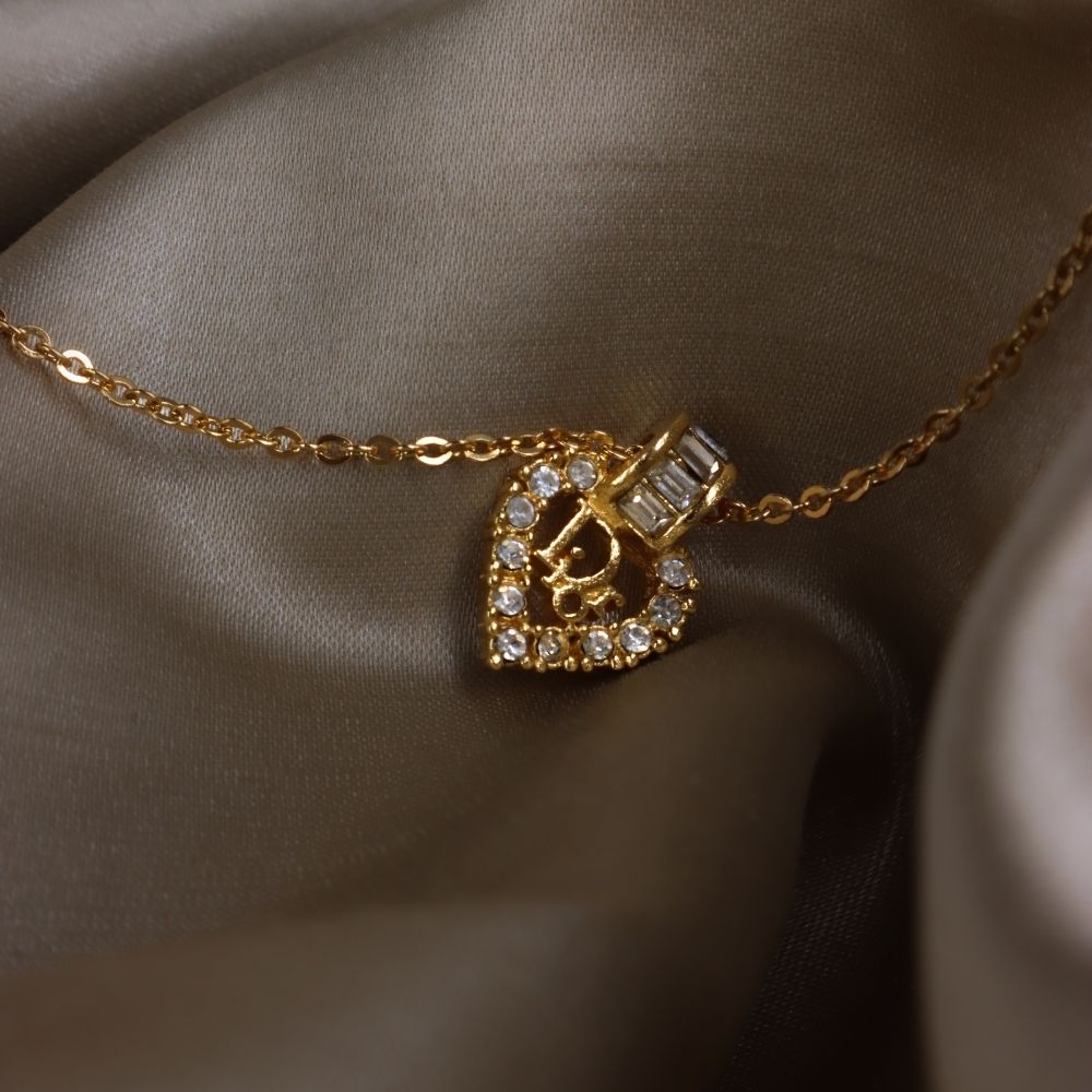 CHRISTIAN DIOR 心型經典項鏈 | 未使用級美品|原盒 - Vintasy項鏈
