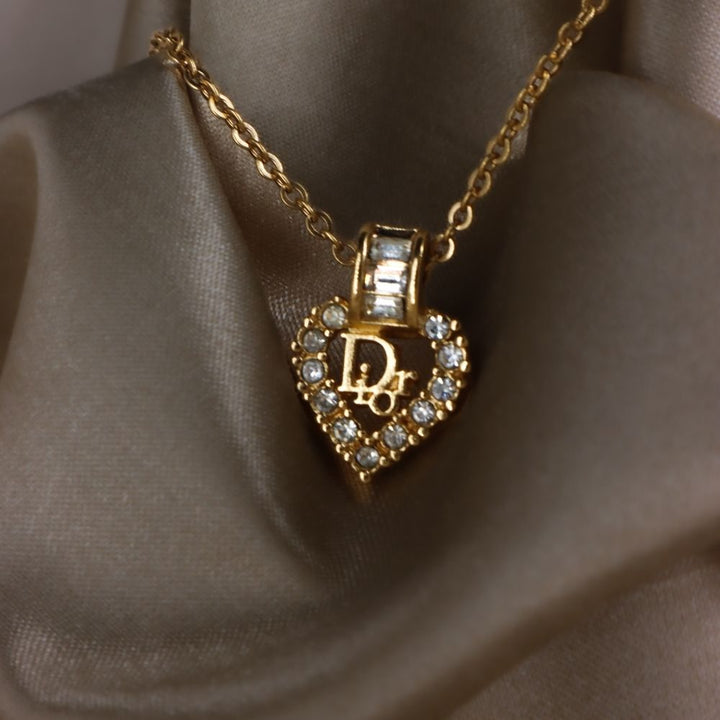 CHRISTIAN DIOR 心型經典項鏈 - Vintasy項鏈