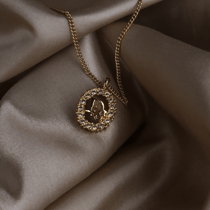 CHRISTIAN DIOR 圓型閃石項鏈 | 經典款式 - Vintasy項鏈