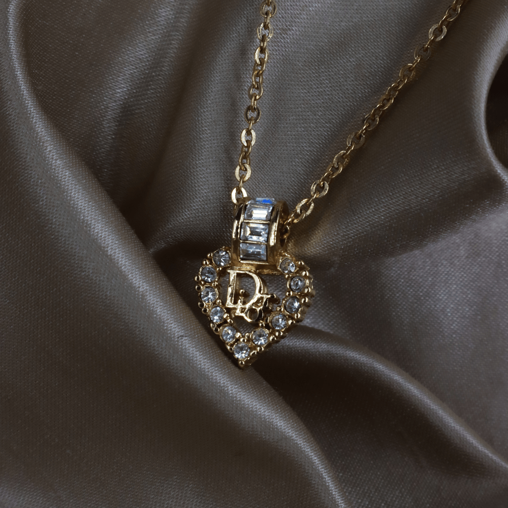 CHRISTIAN DIOR 心型經典項鏈 | 未使用級美品連原盒 - Vintasy項鏈