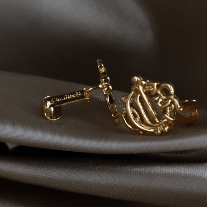 CHRISTIAN DIOR 絕版馬車耳夾 - Vintasy耳夾