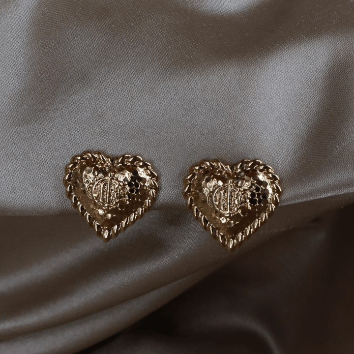 CHRISTIAN DIOR 絕版心型馬車耳夾|未使用品 |附原盒 - Vintasy耳夾