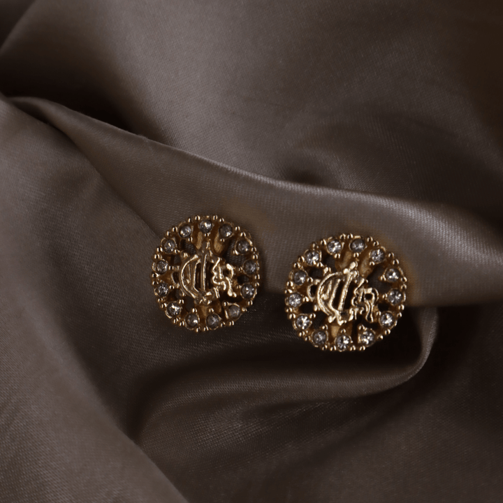 CHRISTIAN DIOR 絕版馬車閃石耳夾 | 附有原盒 - Vintasy項鏈