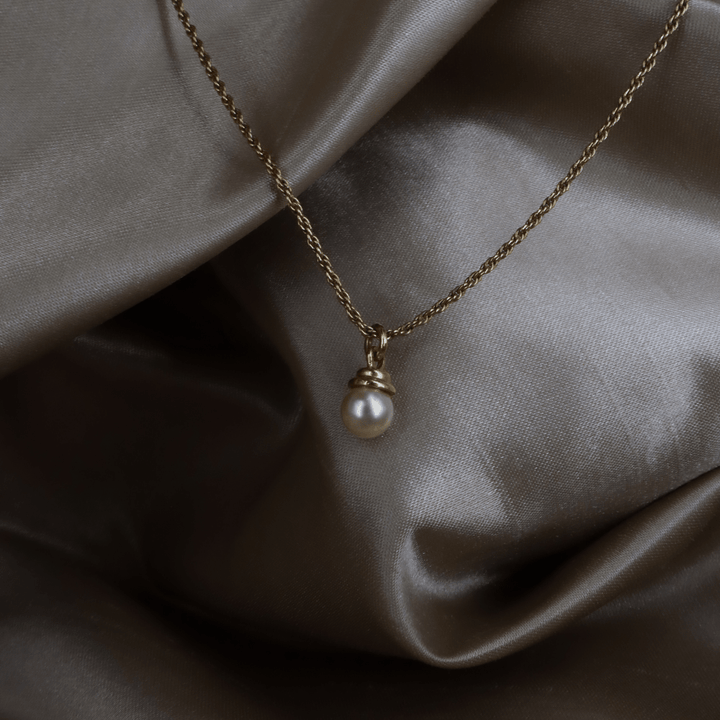 CHRISTIAN DIOR 珍珠吊墜項鏈 - Vintasy