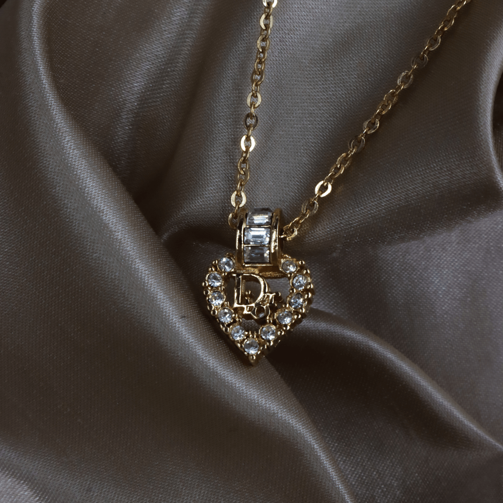 CHRISTIAN DIOR 心型經典項鏈 | 未使用級美品連原盒 - Vintasy項鏈