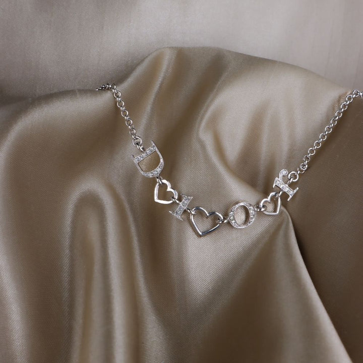 DIOR 心心相扣CHOCKER 短項鏈 - Vintasy