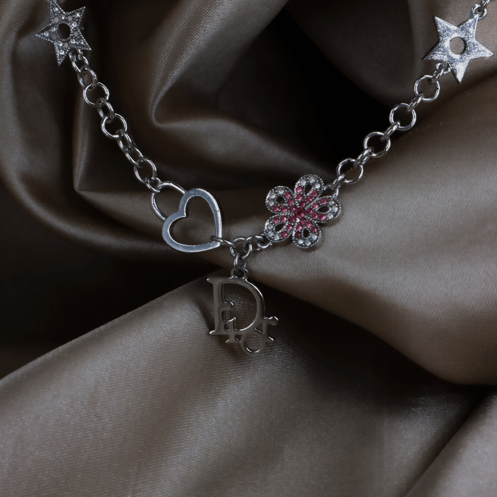 DIOR 幸運符號吊飾頸鏈 |未使用級美品 - Vintasy