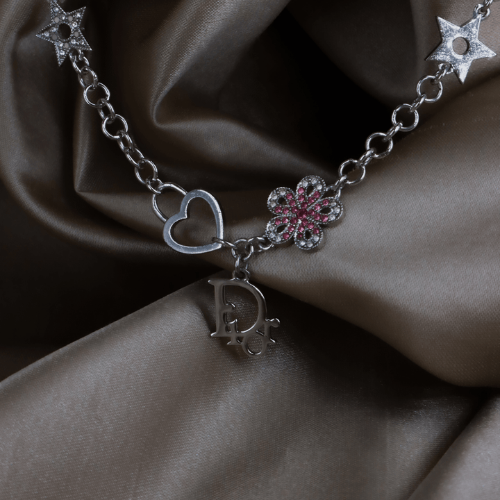 DIOR 幸運符號吊飾頸鏈 |未使用級美品 - Vintasy