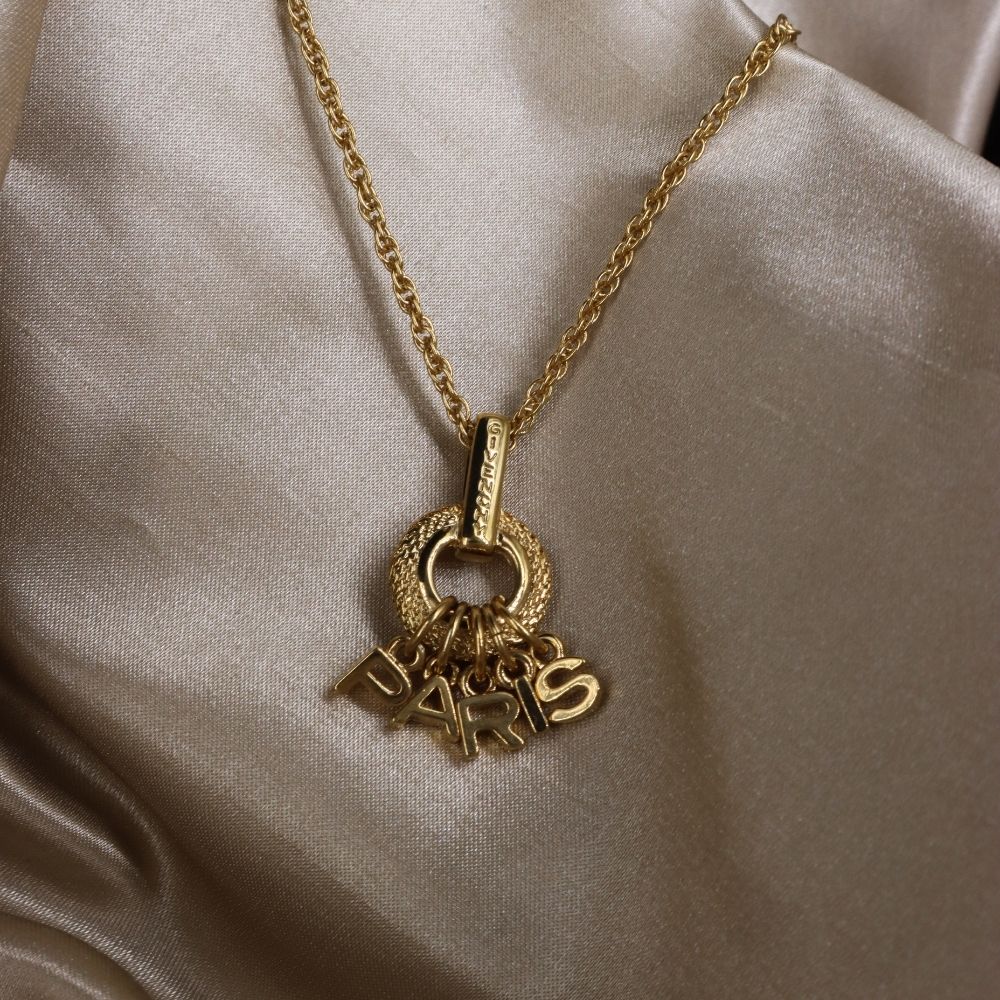 GIVENCHY PARIS 吊墜長項鏈 - Vintasy