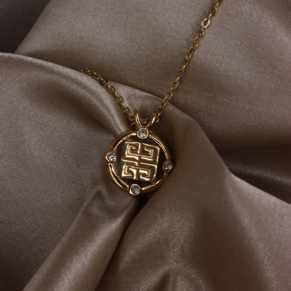 GIVENCHY 吊墜閃石項鏈|未使用美品 - Vintasy