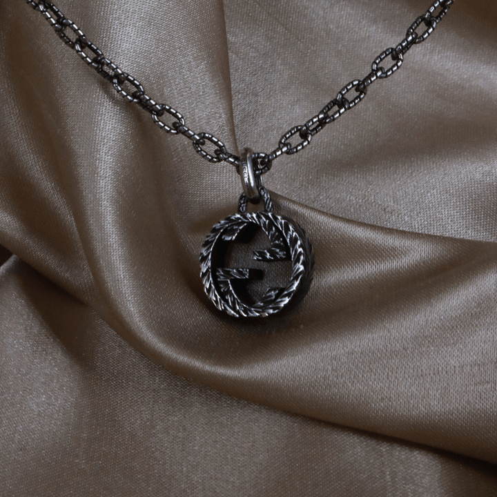 GUCCI INTERLOCKING G LOGO 吊墜項鏈 - Vintasy項鏈