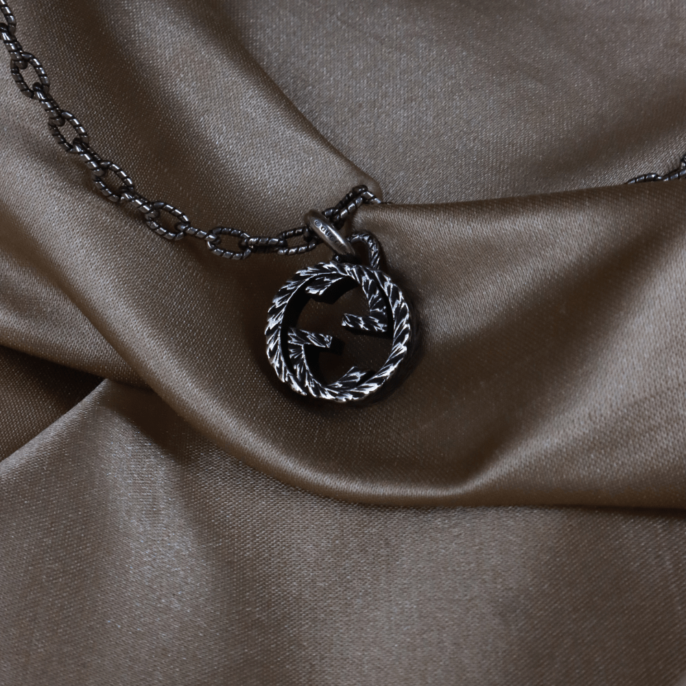 GUCCI INTERLOCKING G LOGO 吊墜項鏈 - Vintasy項鏈