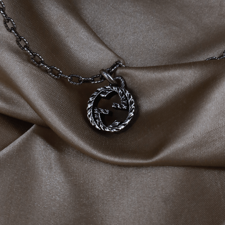 GUCCI INTERLOCKING G LOGO 吊墜項鏈 - Vintasy項鏈