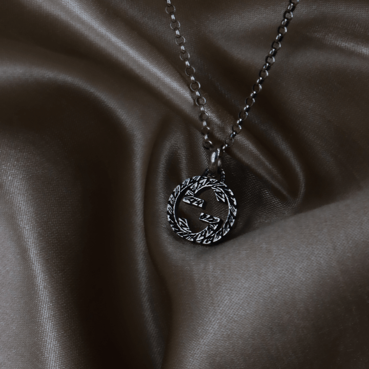 GUCCI INTERLOCKING G LOGO 吊墜項鏈 - Vintasy項鏈