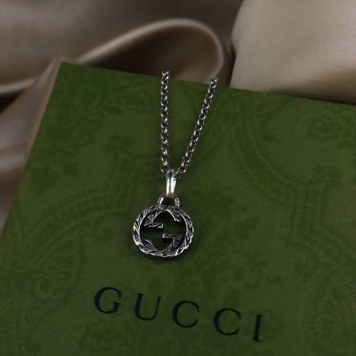 GUCCI 經典LOGO 吊墜項鏈 - Vintasy項鏈