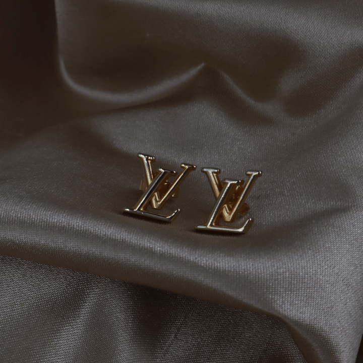 LOUIS VUITTON ICONIC 金屬耳環 | 絕罕美品 - Vintasy