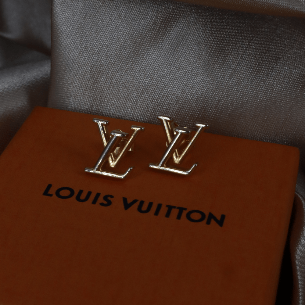 LOUIS VUITTON ICONIC 金屬耳環 | 絕罕美品 - Vintasy