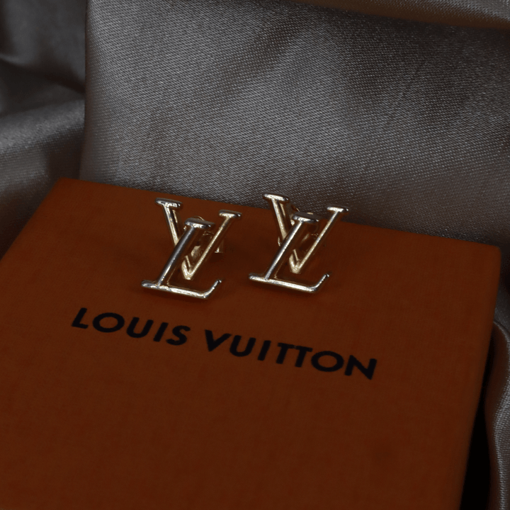 LOUIS VUITTON ICONIC 金屬耳環 | 絕罕美品 - Vintasy