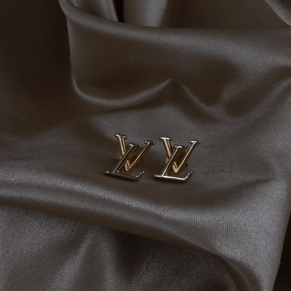 LOUIS VUITTON ICONIC 金屬耳環 | 絕罕美品 - Vintasy