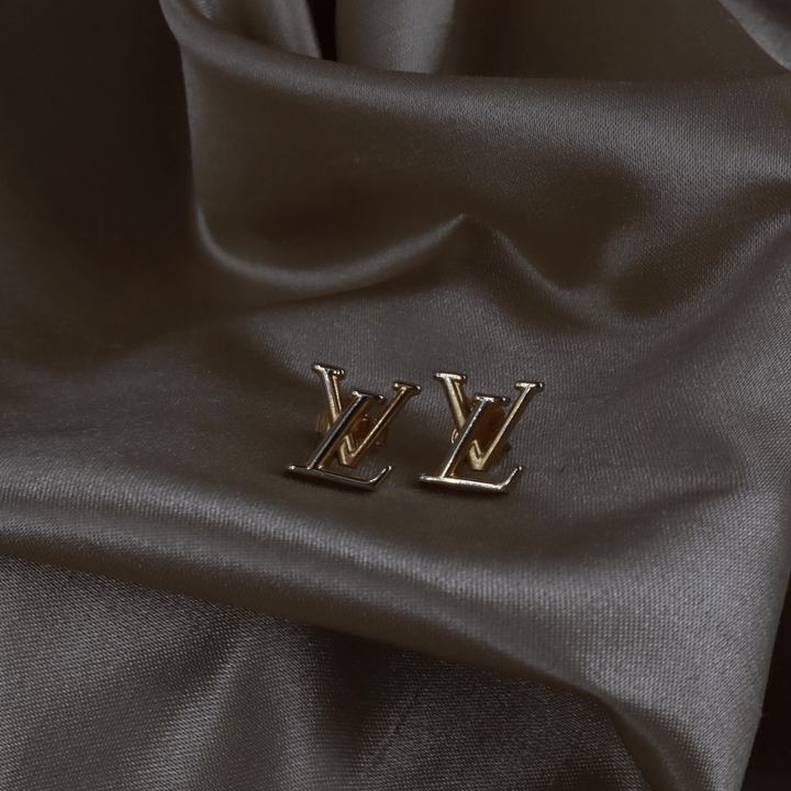LOUIS VUITTON ICONIC 金屬耳環 | 絕罕美品 - Vintasy