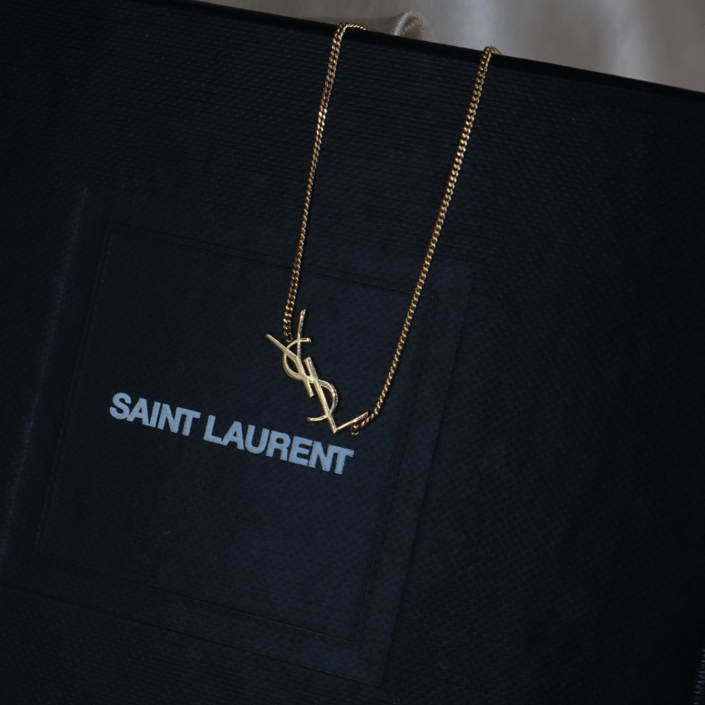 Saint Laurent 經典 logo 手鏈|近年款極罕|未使用品 - Vintasy