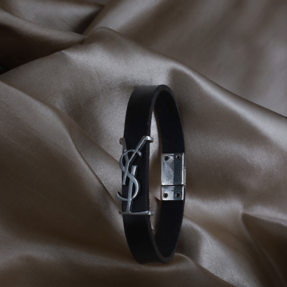 YSL Logo 皮手帶 | SAINT LAURENT PARIS - Vintasy