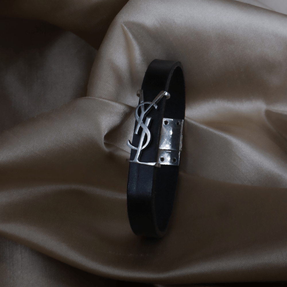 YSL Logo 皮手帶 | SAINT LAURENT PARIS - Vintasy