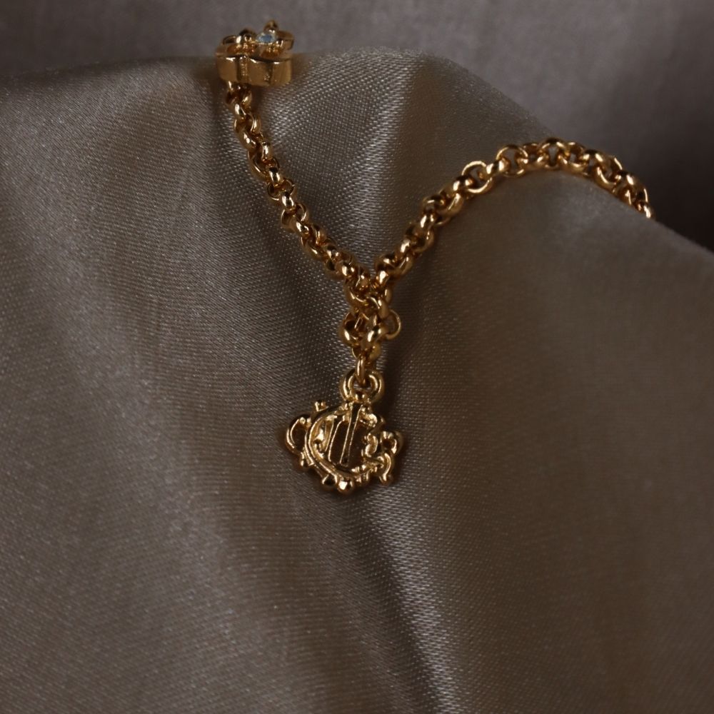 CHRISTIAN DIOR 1995 絕版吊墜手鏈 - Vintasy