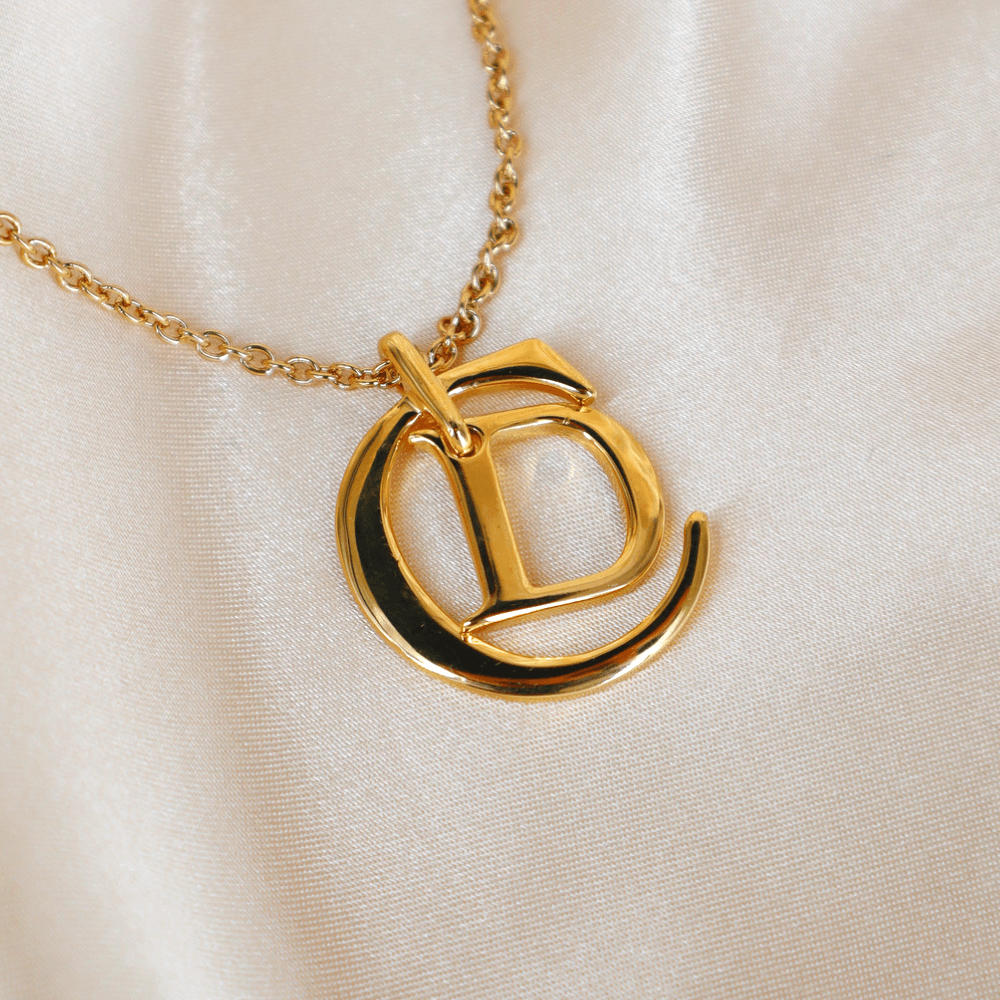CHRISTIAN DIOR CD吊墜項鏈 | 1980年代款 | 未使用級美品 - Vintasy項鏈