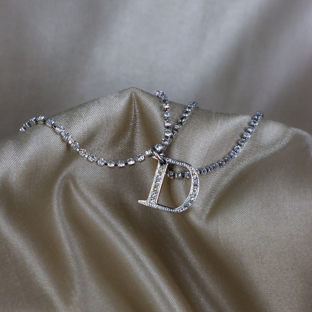 CHRISTIAN DIOR double 吊墜手鏈 - Vintasy