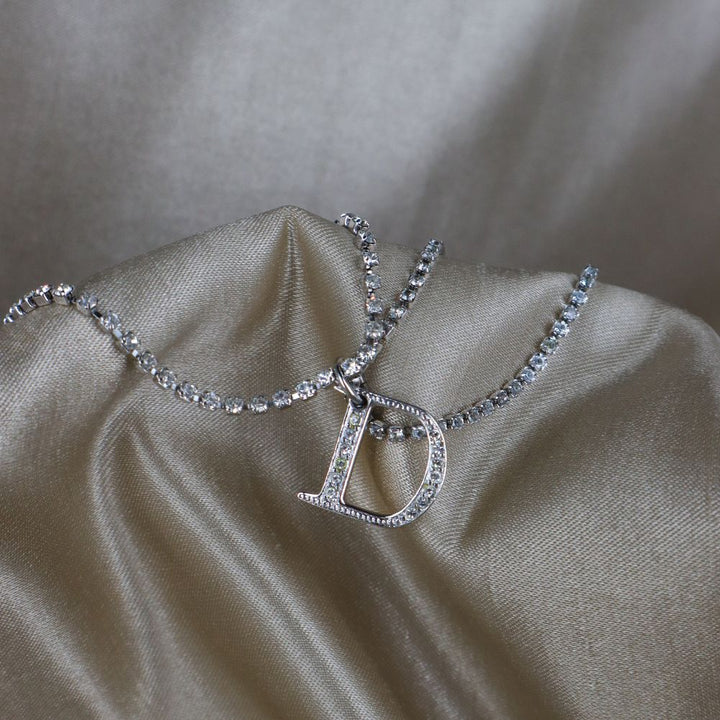 CHRISTIAN DIOR double 吊墜手鏈 - Vintasy