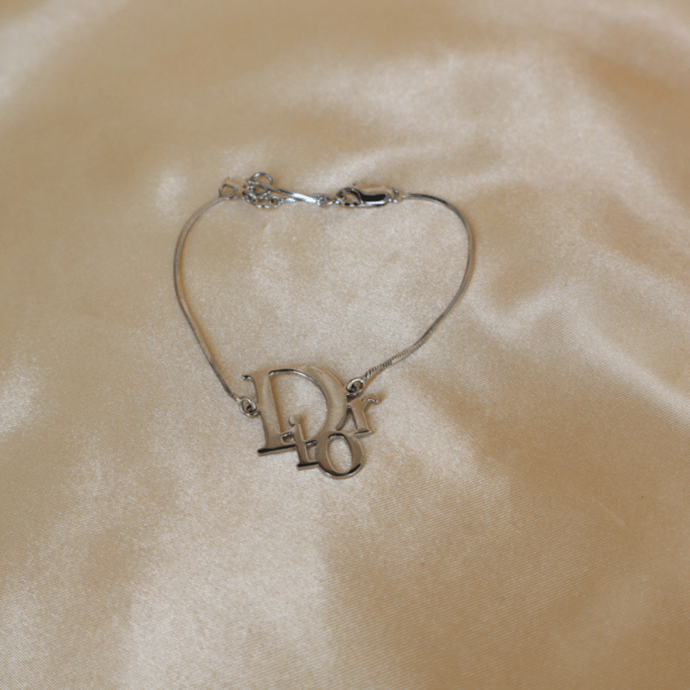 CHRISTIAN DIOR 簡約logo手鏈 - Vintasy手鏈