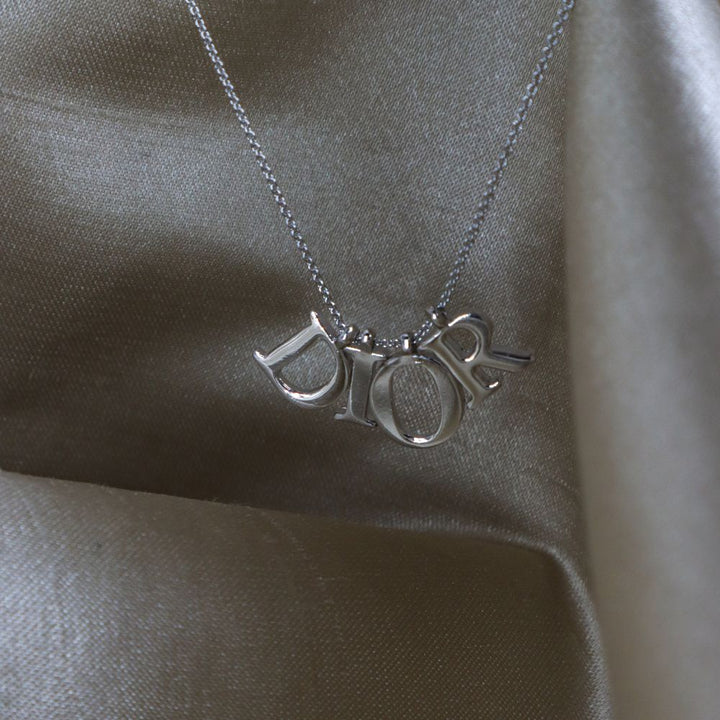 CHRISTIAN DIOR spell out 吊墜項鏈 | 2000年代款 - Vintasy項鏈