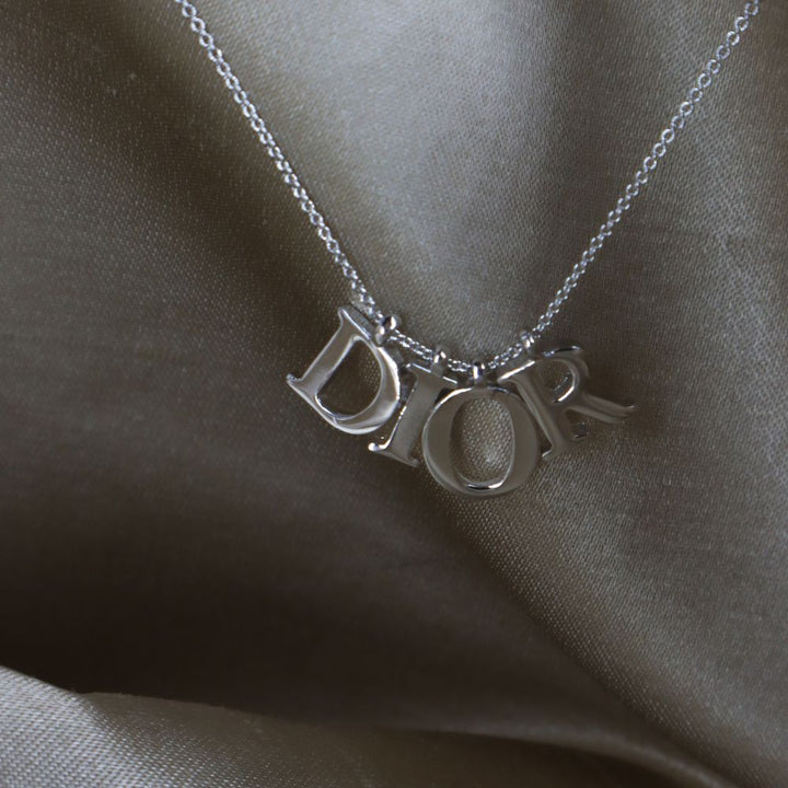 CHRISTIAN DIOR spell out 吊墜項鏈 | 2000年代款 - Vintasy項鏈