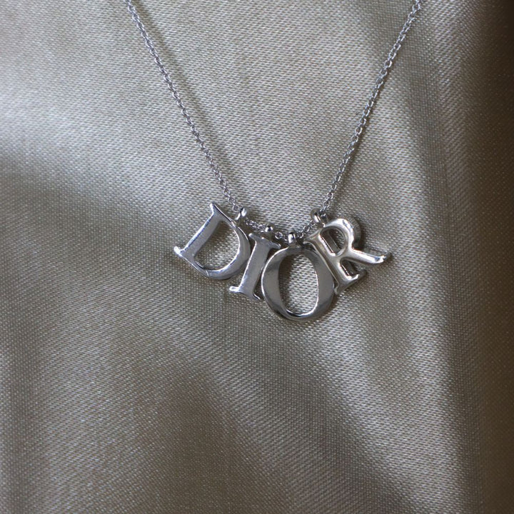 CHRISTIAN DIOR spell out 吊墜項鏈 | 2000年代款 - Vintasy項鏈