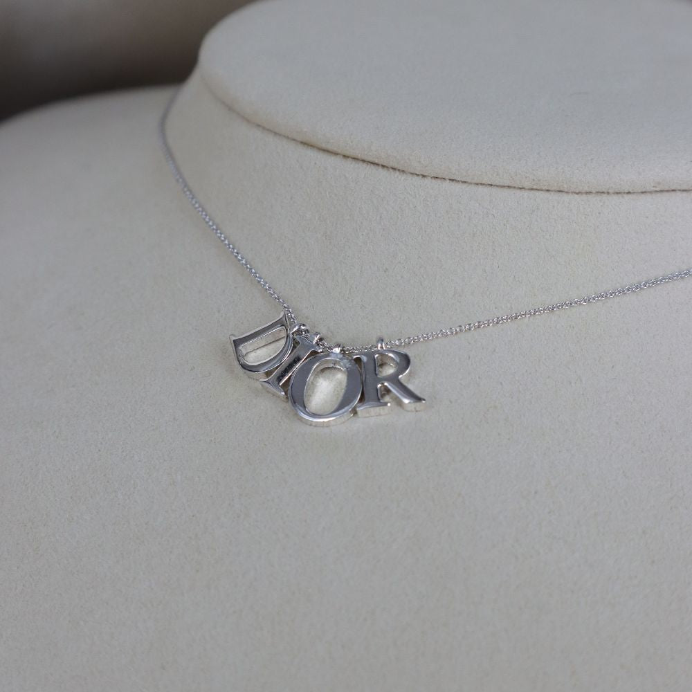 CHRISTIAN DIOR spell out 吊墜項鏈 | 2000年代款 - Vintasy項鏈