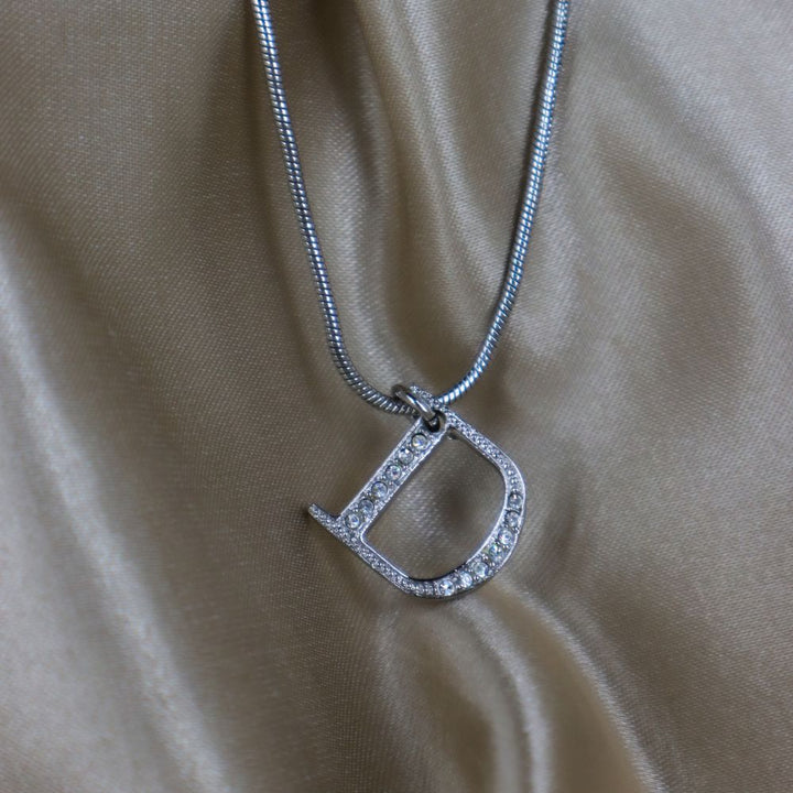 CHRISTIAN DIOR 簡約吊墜項鏈 | S級美品 - Vintasy