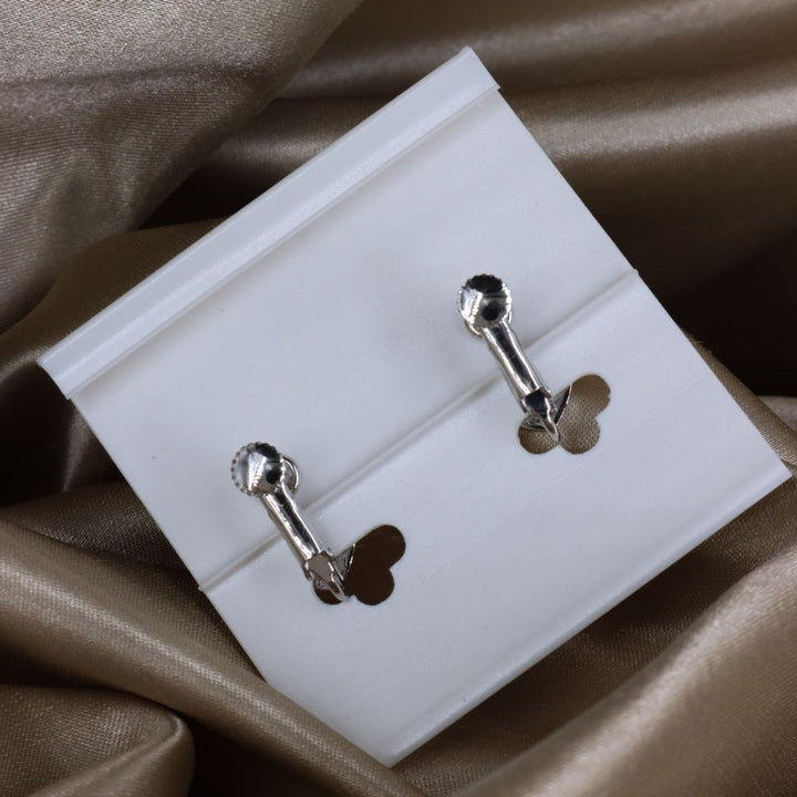 CHRISTIAN DIOR 心鎖吊墜耳夾 - Vintasy