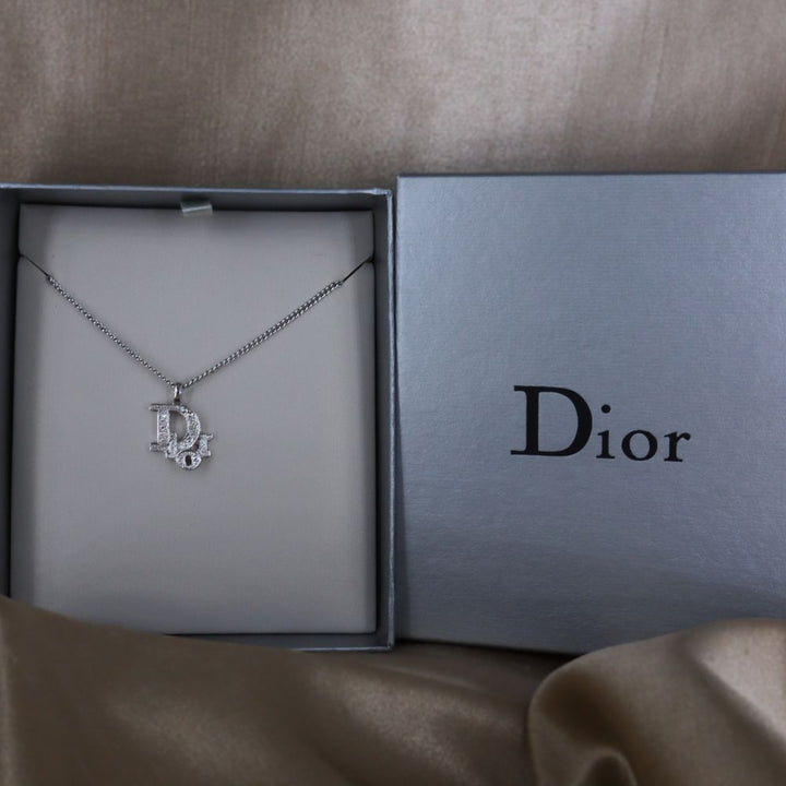 CHRISTIAN DIOR 閃石吊墜項鏈 - Vintasy項鏈