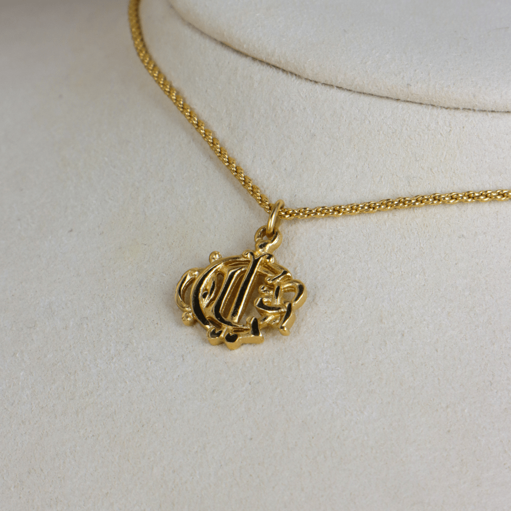 CHRISTIAN DIOR 絕版馬車項鏈 | 稀有收藏品 - Vintasy項鏈