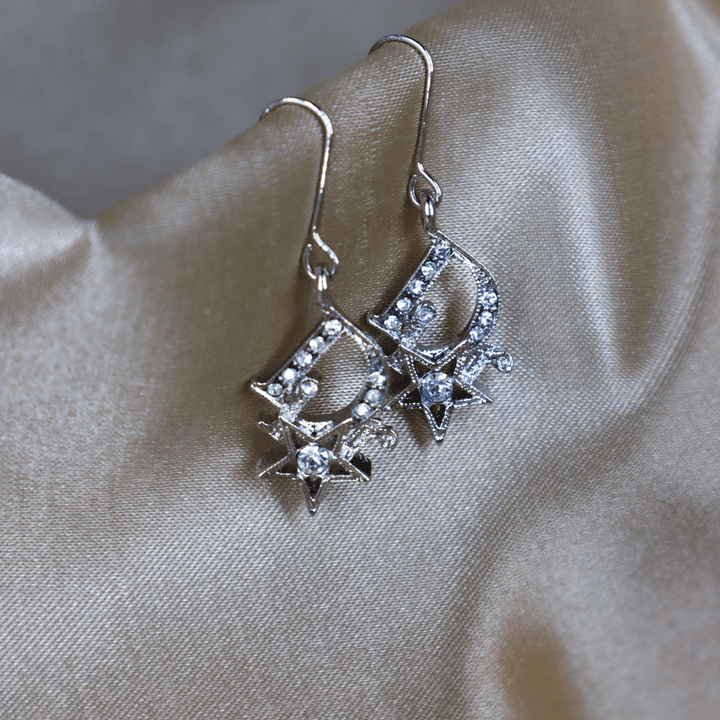 CHRISTIAN DIOR 星閃閃耳環 - Vintasy