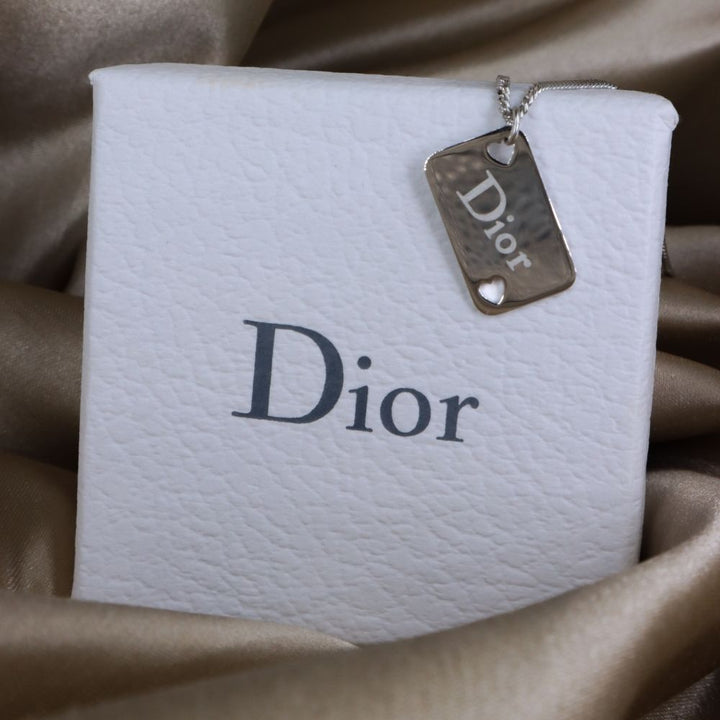CHRISTIAN DIOR 心心啤牌吊墜項鏈 - Vintasy