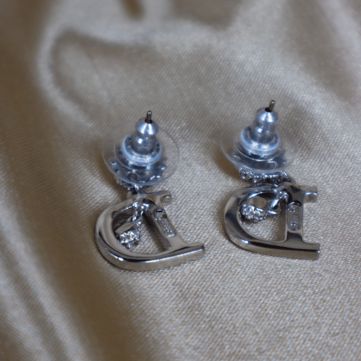 DIOR 閃石吊墜耳環|近年時款|必入美品! - Vintasy