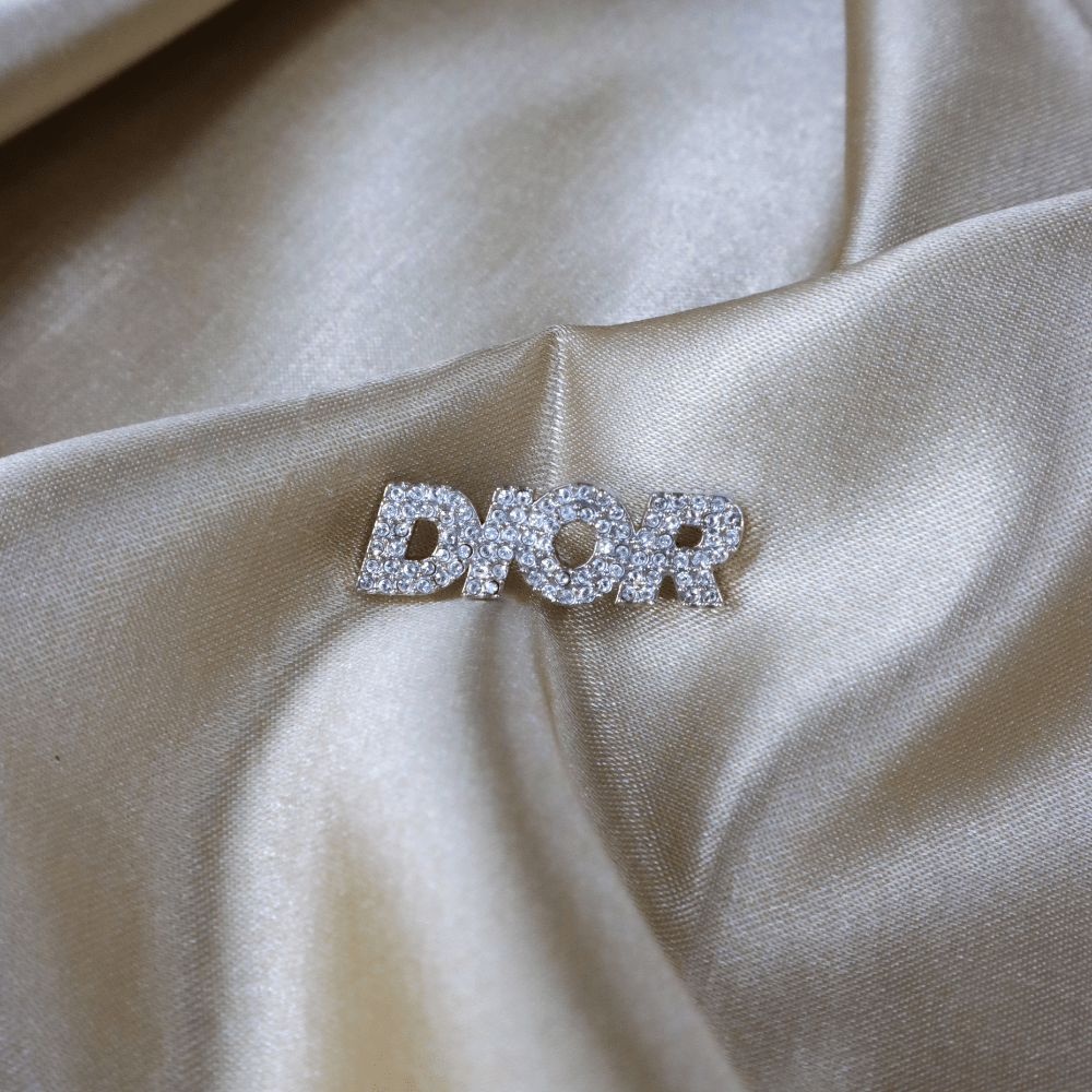 DIOR 可愛閃石扣針 | 極罕可愛美品 - Vintasy