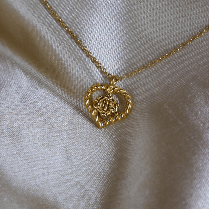 DIOR 麻花馬車吊墜項鏈 | 經典簡約設計 - Vintasy