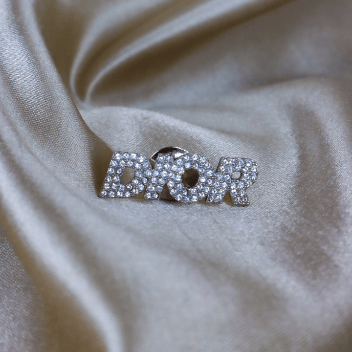 DIOR 可愛閃石扣針 | 極罕可愛美品 - Vintasy