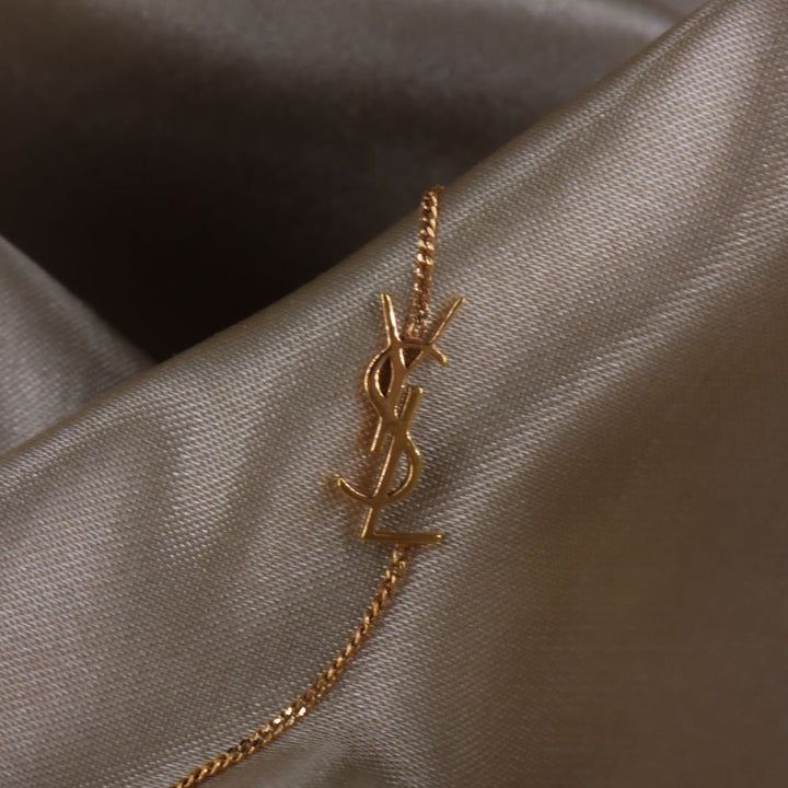 Saint Laurent 經典 logo 手鏈|近年款極罕 - Vintasy