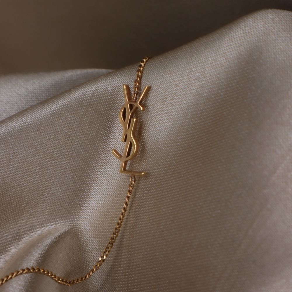 Saint Laurent 經典 logo 手鏈|近年款極罕 - Vintasy
