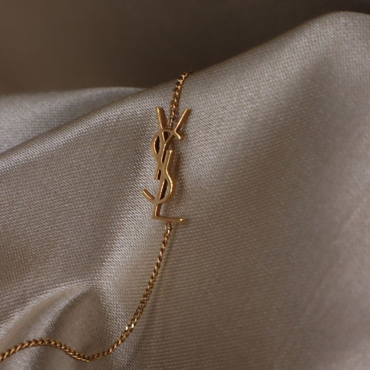 Saint Laurent 經典 logo 手鏈|近年款極罕 - Vintasy